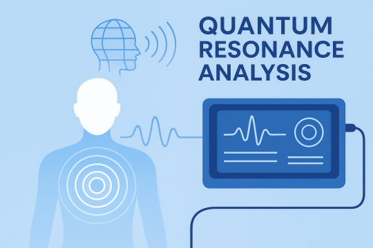آنالیز کوانتوم رزونانس (بیواسکن):                       بررسی سلامت بدن بدون خون‌گیری